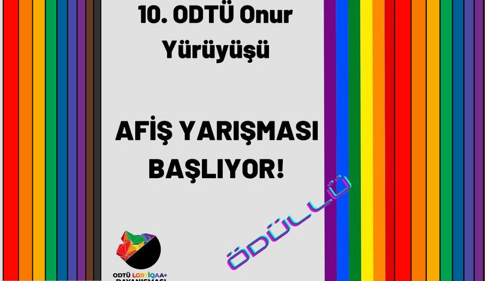 10. ODTÜ Onur Yürüyüşü afiş yarışmasına katılmak için son 5 gün! | Kaos GL - LGBTİ+ Haber Portalı Haber