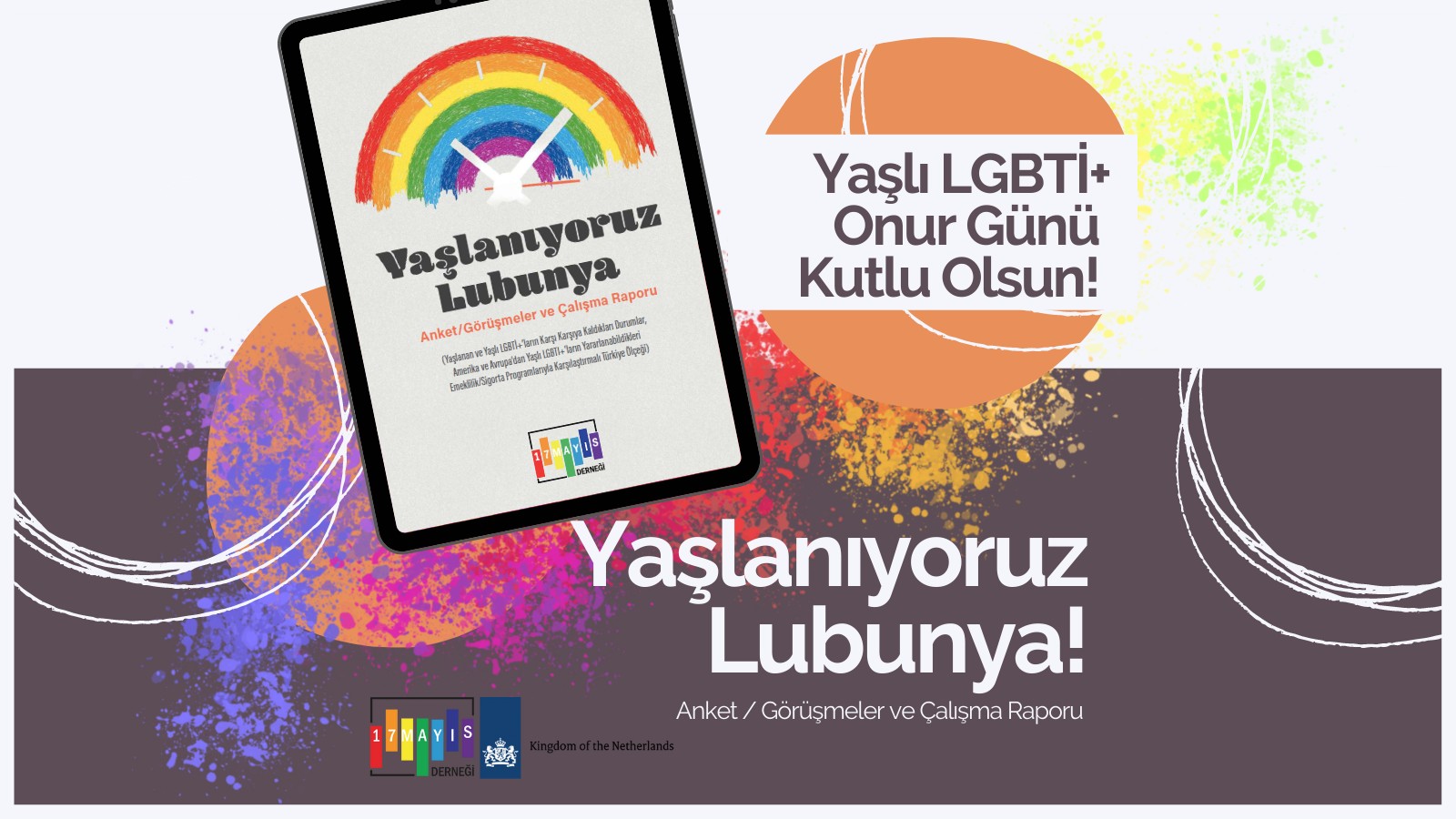 16 Mayıs Yaşlı LGBTİ+ Onur Günü Hediyesi 17 Mayıs’tan: "Yaşlanıyoruz Lubunya!" Kaos GL - LGBTİ+ Haber Portalı