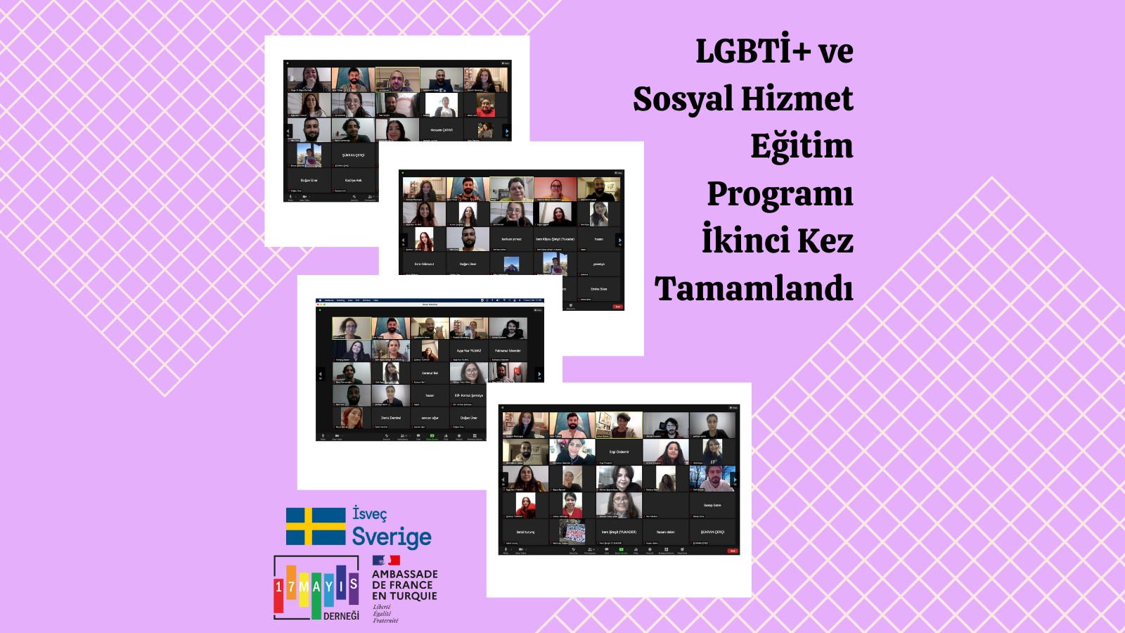 17 Mayıs’ın LGBTİ+ ve Sosyal Hizmet Eğitim Programı ikinci kez tamamlandı Kaos GL - LGBTİ+ Haber Portalı