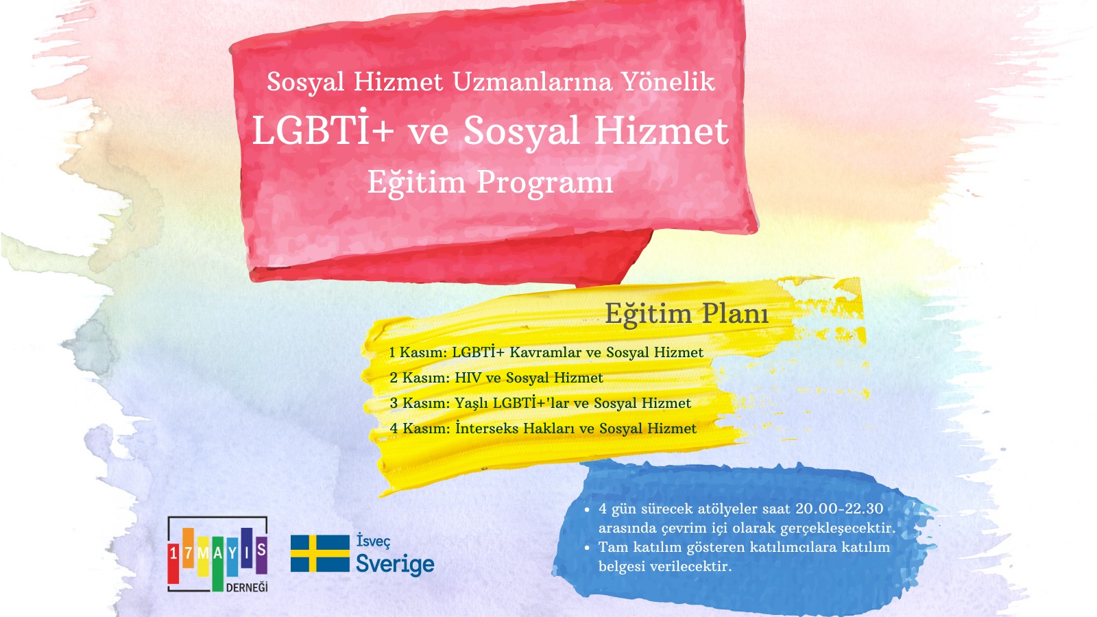 17 Mayıs’ın LGBTİ+ ve Sosyal Hizmet Eğitimi’ne kayıtlar başladı Kaos GL - LGBTİ+ Haber Portalı