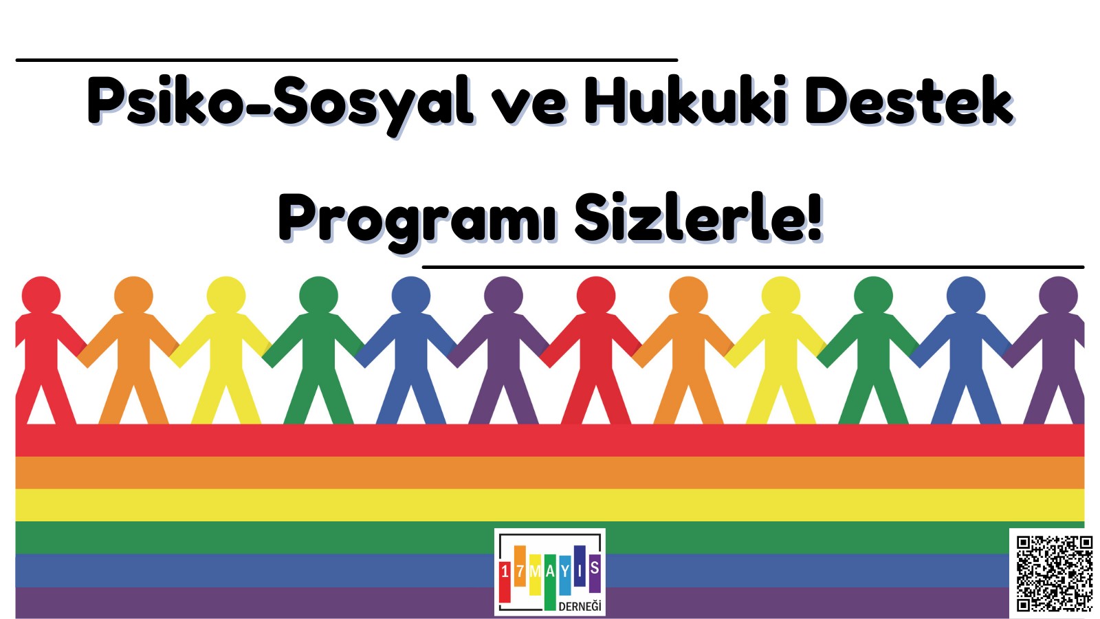 17 Mayıs'ın Psiko-Sosyal ve Hukuki Destek Programı başlıyor! Kaos GL - LGBTİ+ Haber Portalı