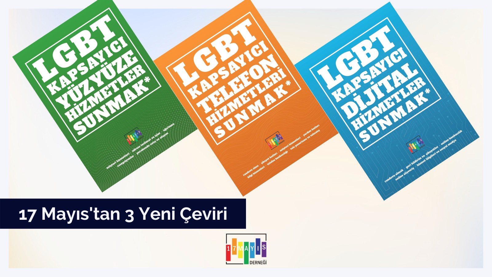 17 Mayıs’tan üç yeni çeviri Kaos GL - LGBTİ+ Haber Portalı