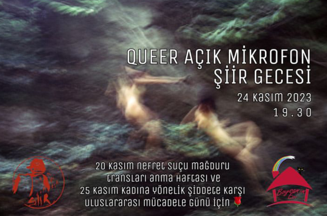20 Kasım için queer şiir gecesi | Kaos GL - LGBTİ+ Haber Portalı Haber