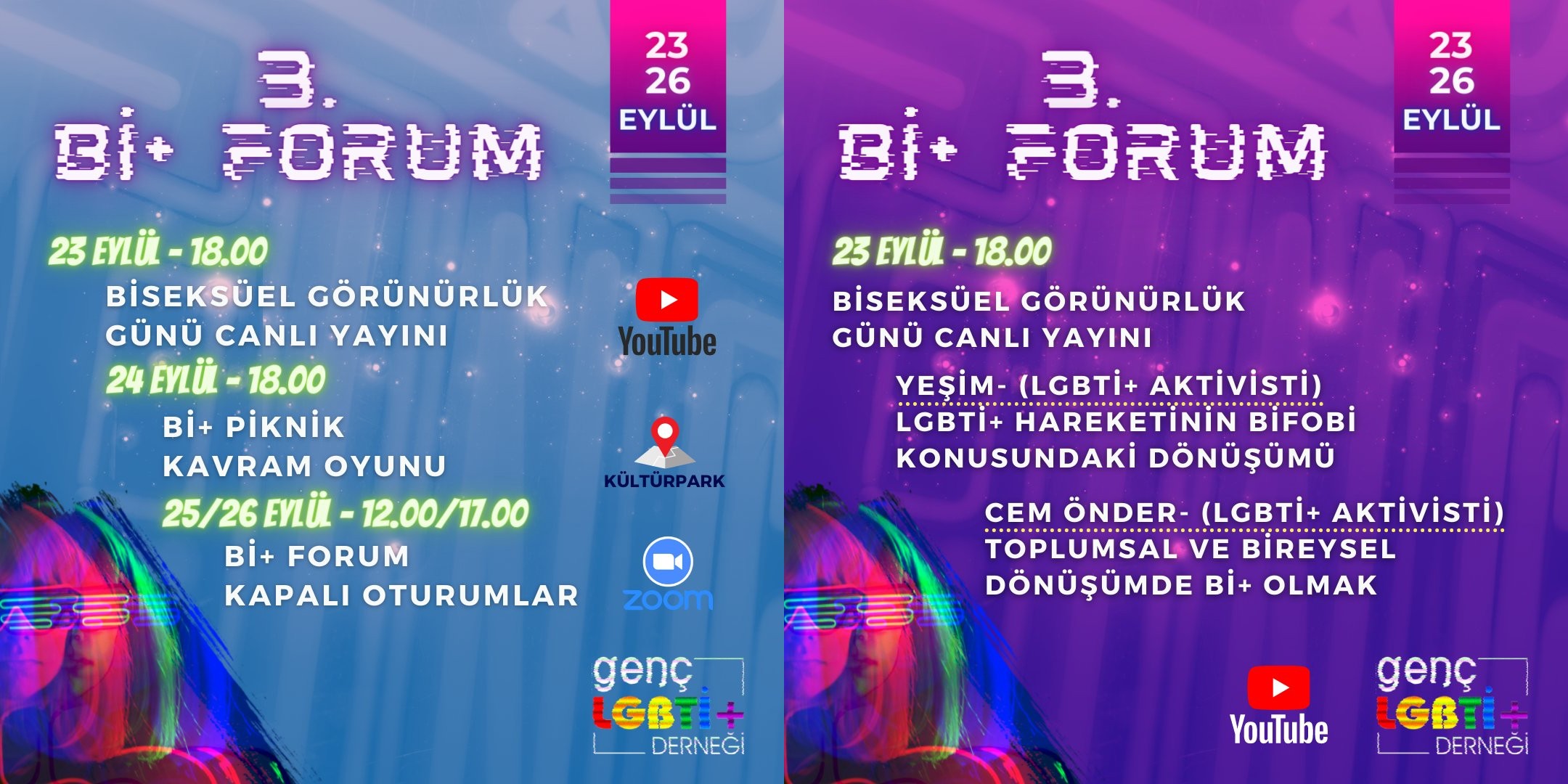 3. Bi+ Forum programı açıklandı Kaos GL - LGBTİ+ Haber Portalı