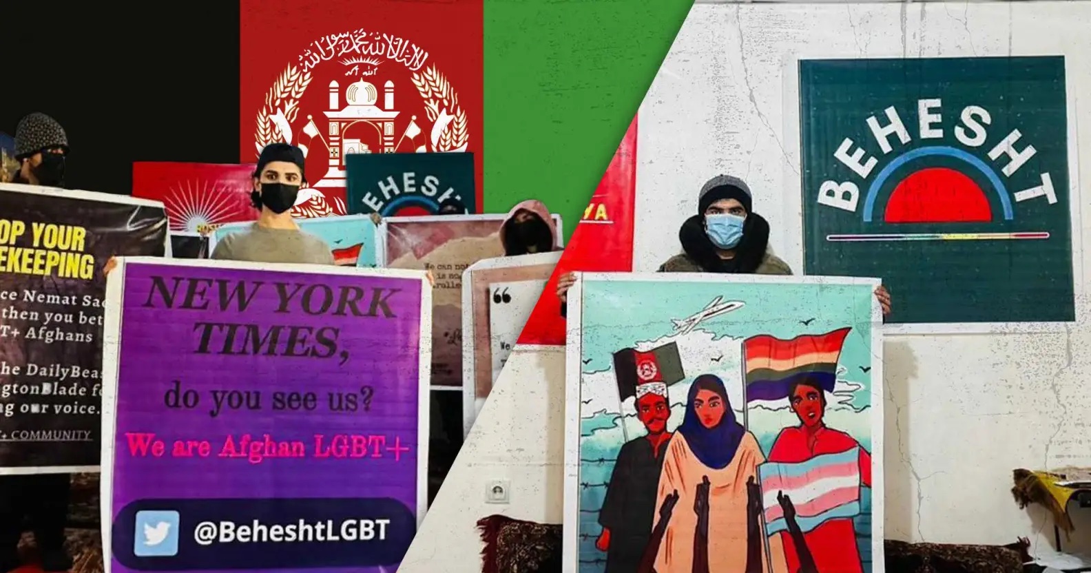 Afganistan’da LGBTİ+ aktivistleri Taliban’ı protesto etti | Kaos GL - LGBTİ+ Haber Portalı Haber