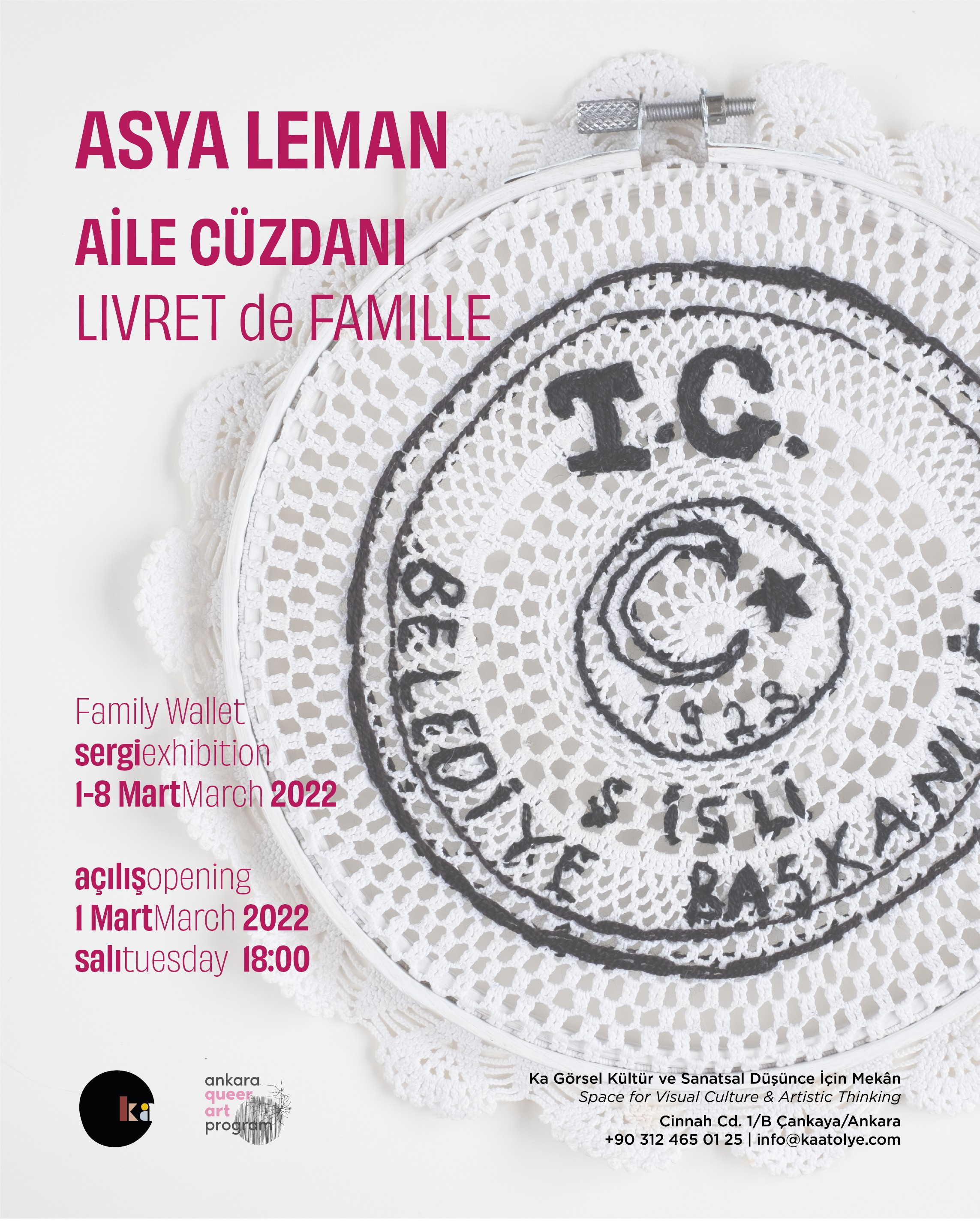 Ankara Queer Sanat’ın ikinci sergisi açılıyor: “Aile Cüzdanı - Livre de Famille” Kaos GL - LGBTİ+ Haber Portalı