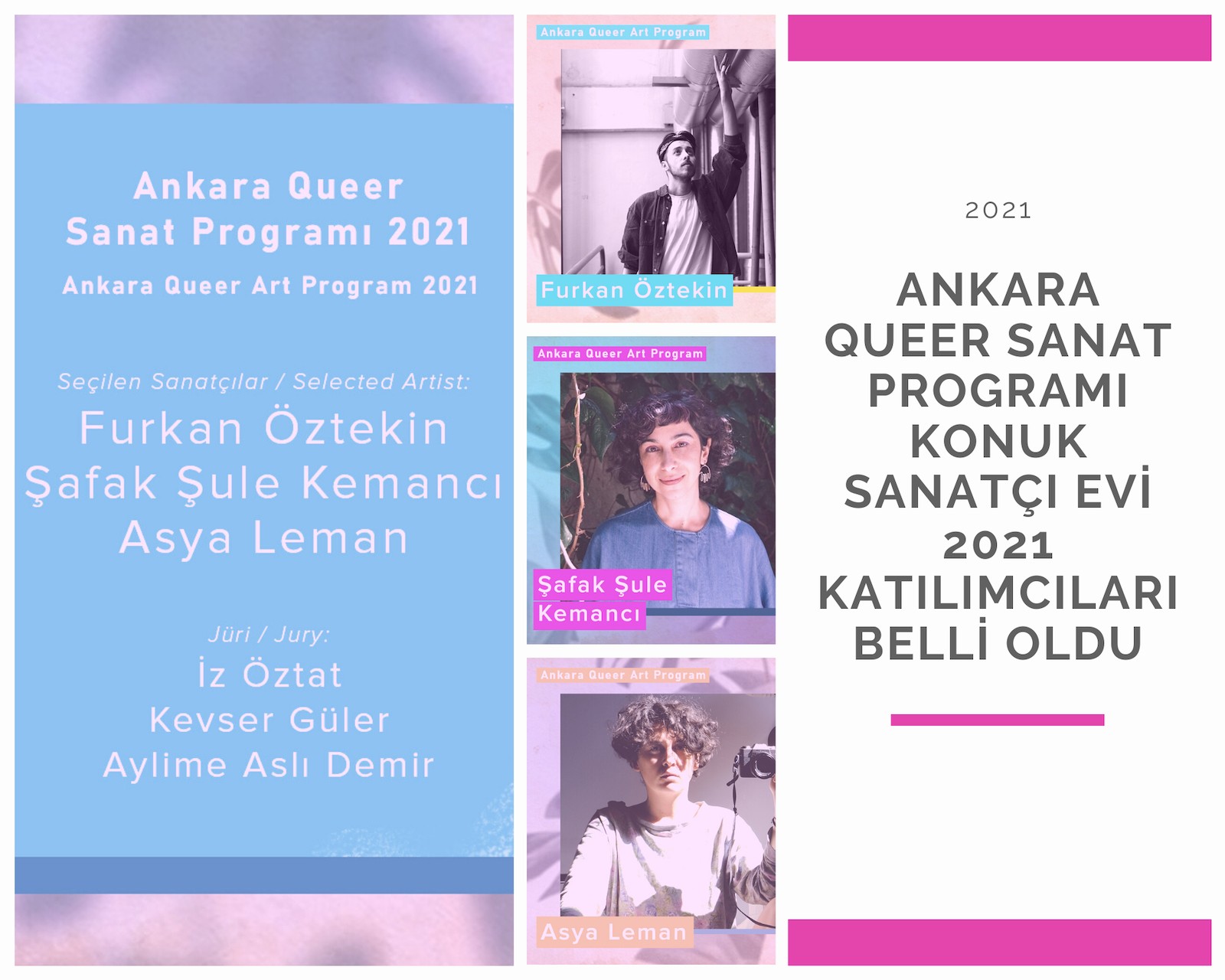 Ankara Queer Sanat Programı Konuk Sanatçı Evi 2021 katılımcıları belli oldu | Kaos GL - LGBTİ+ Haber Portalı