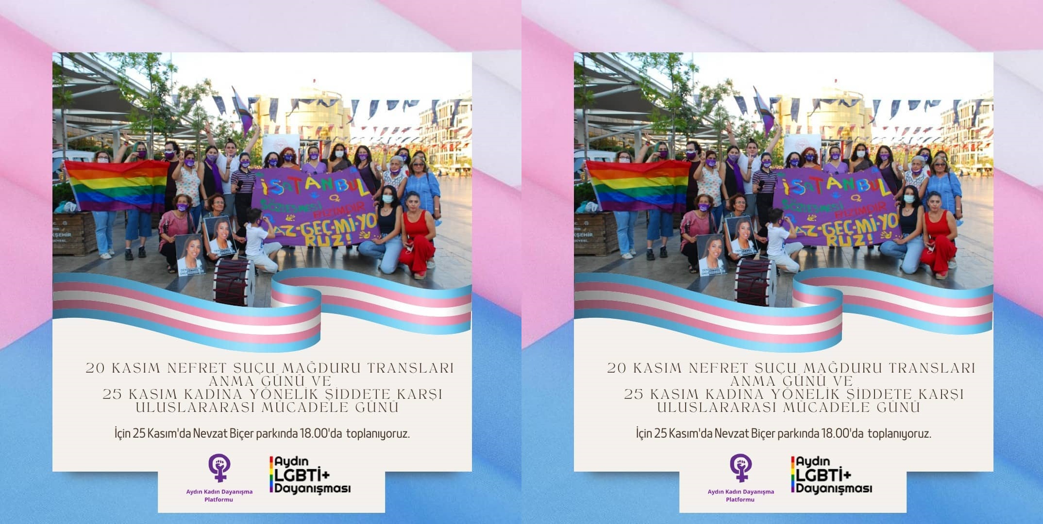 Aydın LGBTİ+ Dayanışması ve Kadın Dayanışma Platformu’ndan 20-25 Kasım ortak eylemi Kaos GL - LGBTİ+ Haber Portalı