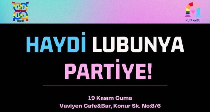 Başkent Kuir ve Kuir Aybü'den ortak parti Kaos GL - LGBTİ+ Haber Portalı