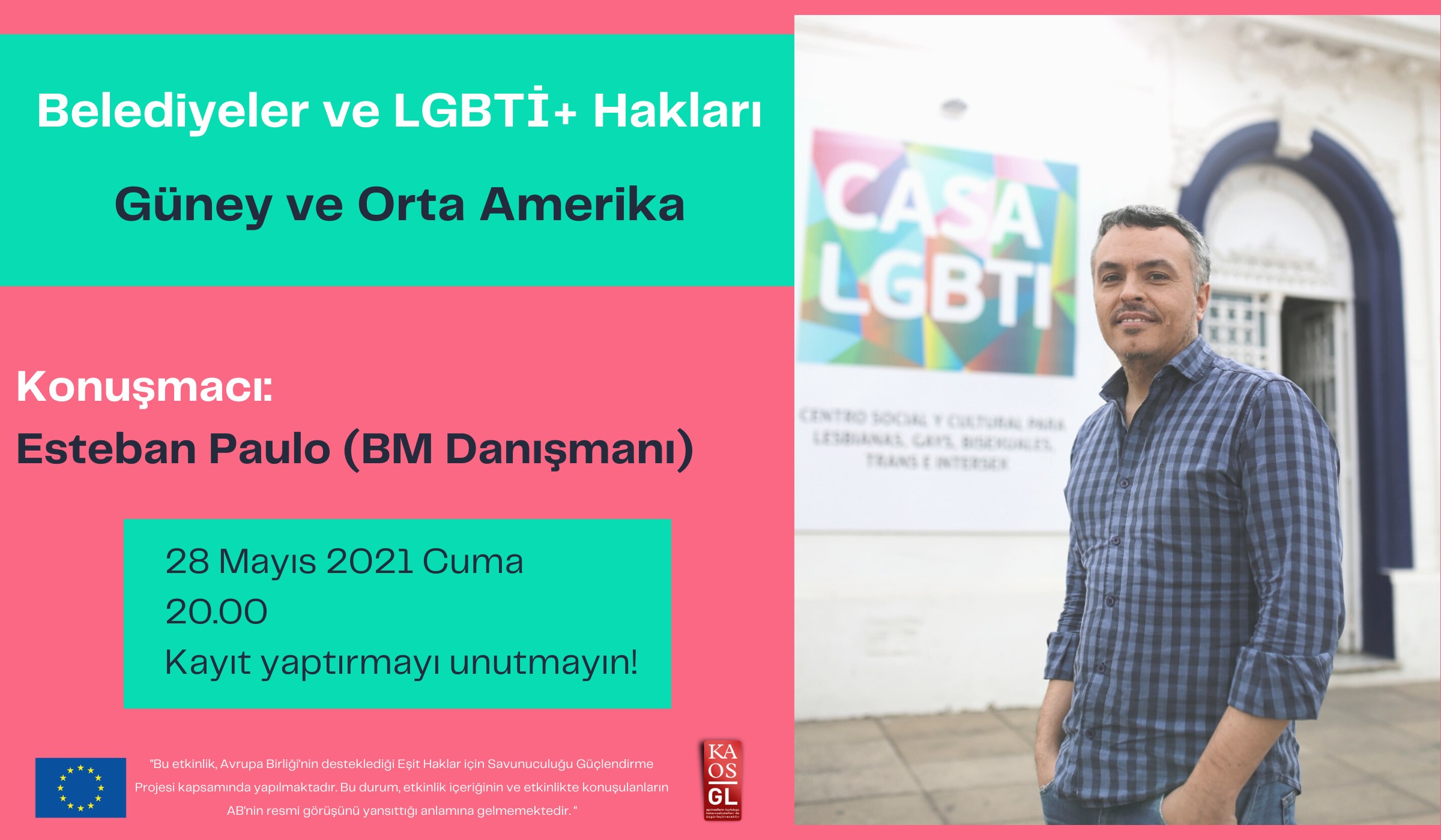 “Belediyeler ve LGBTİ+ Hakları: Güney ve Orta Amerika” söyleşisine davetlisiniz! | Kaos GL - LGBTİ+ Haber Portalı