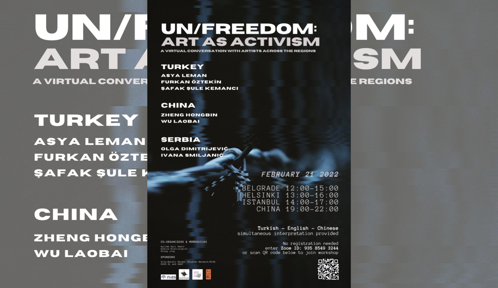 Çin, Sırbistan ve Türkiye’den sanatçılarla aktivizm olarak sanat | Kaos GL - LGBTİ+ Haber Portalı Haber