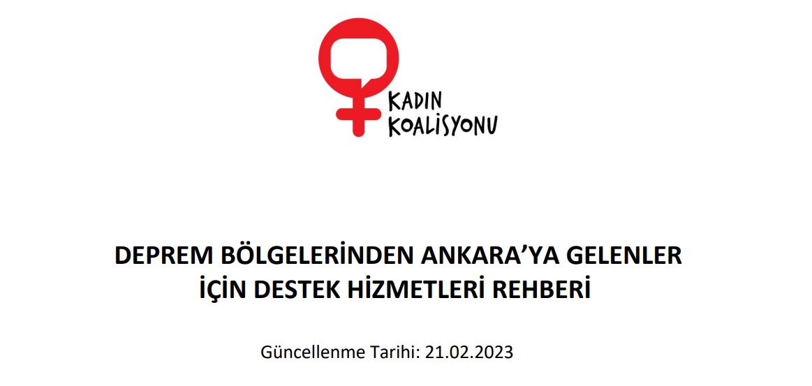 “Deprem Bölgelerinden Ankara’ya Gelenler İçin Destek Hizmetleri Rehberi” yayında Kaos GL - LGBTİ+ Haber Portalı