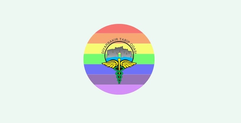 Diyarbakır Tabip Odası’ndan gökkuşaklı logo Kaos GL - LGBTİ+ Haber Portalı