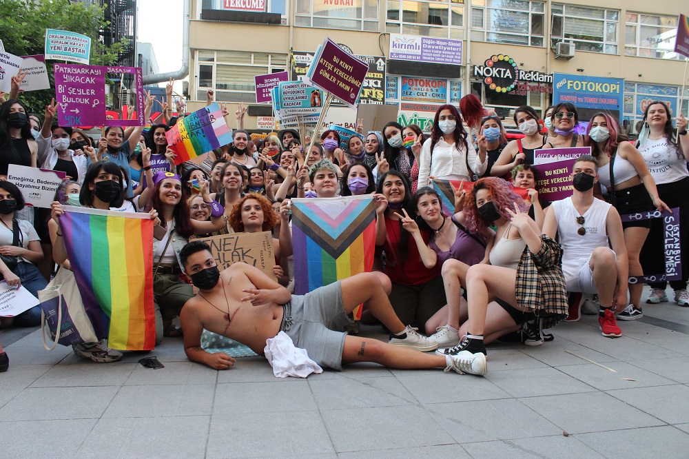 Efekan Akyüz objektifinden Ankara’da İstanbul Sözleşmesi eylemi Kaos GL - LGBTİ+ Haber Portalı