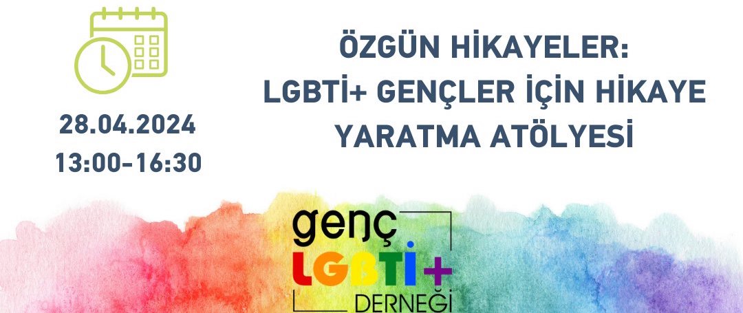 Genç LGBTİ+ Derneği’nden Özgün Hikayeler Atölyesi | Kaos GL - LGBTİ+ Haber Portalı Haber