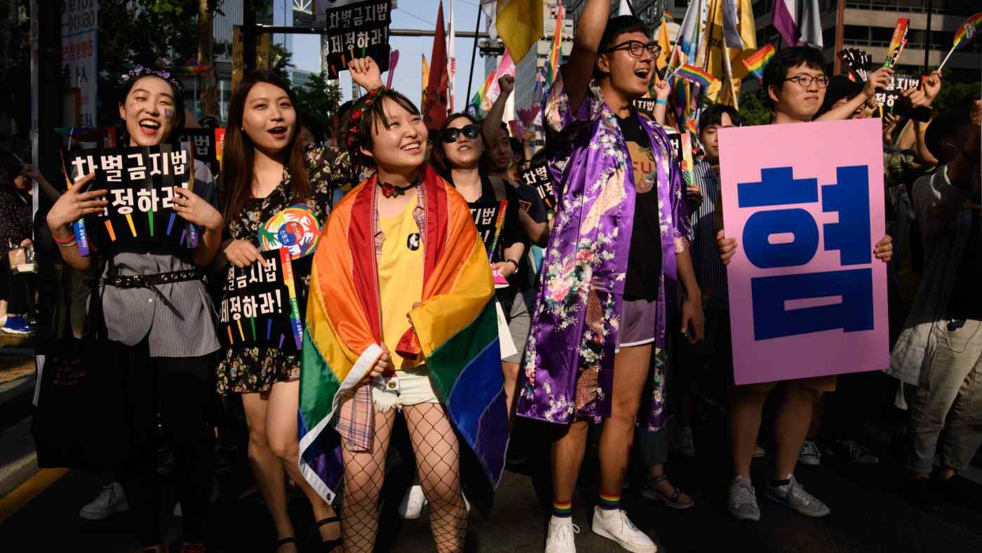 Güney Kore’de LGBTİ+’lar haklarını istiyor | Kaos GL - LGBTİ+ Haber Portalı