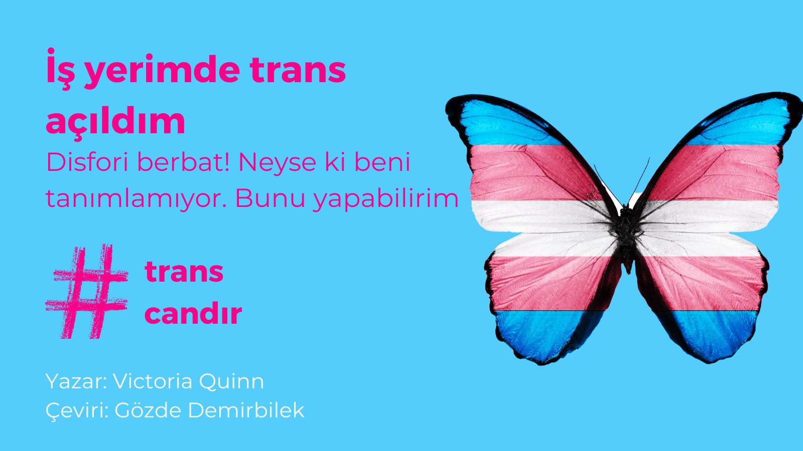 İş yerimde trans açıldım Kaos GL - LGBTİ+ Haber Portalı