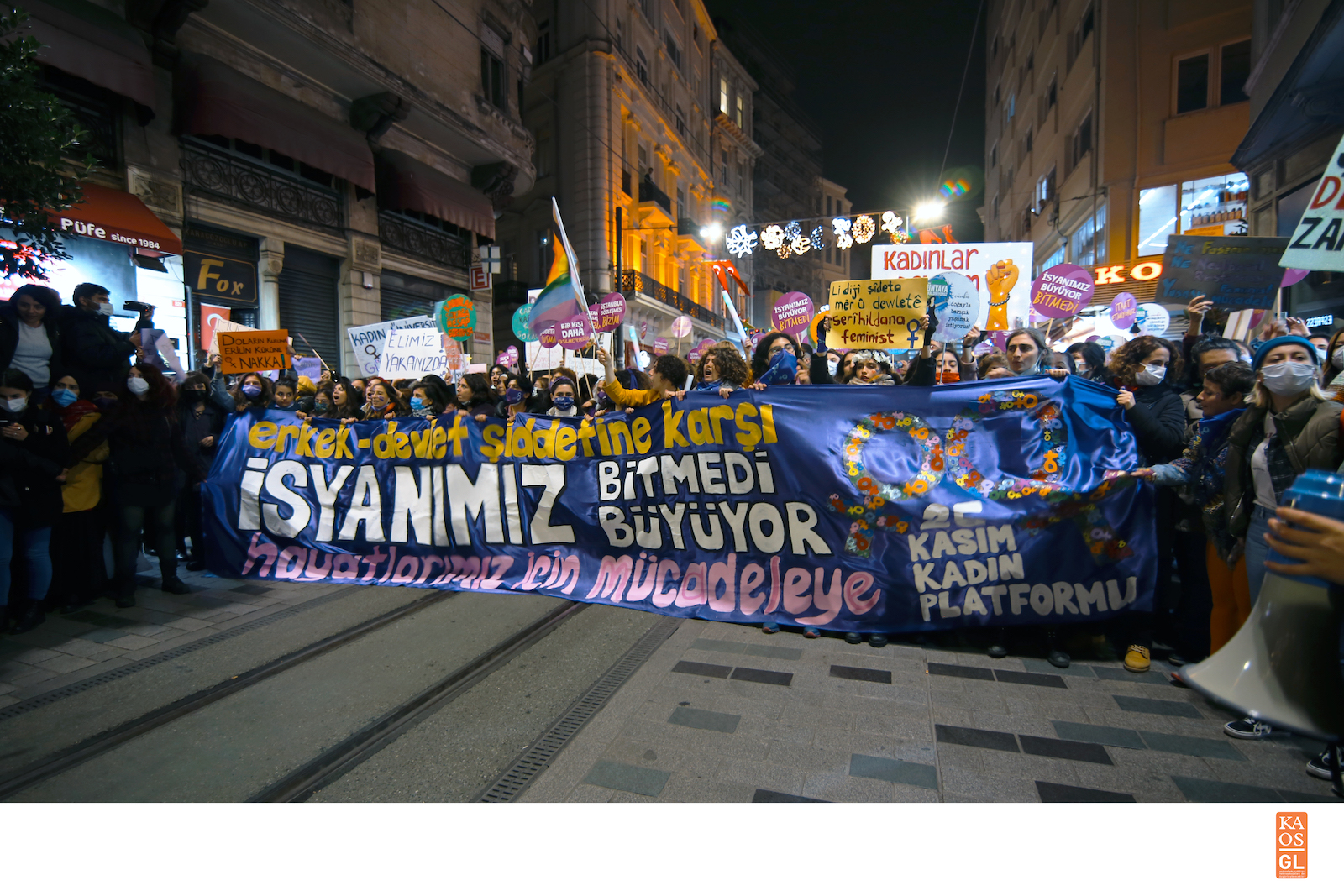 İstanbul’da 25 Kasım: Gücümüz birbirimizde! | Kaos GL - LGBTİ+ Haber Portalı