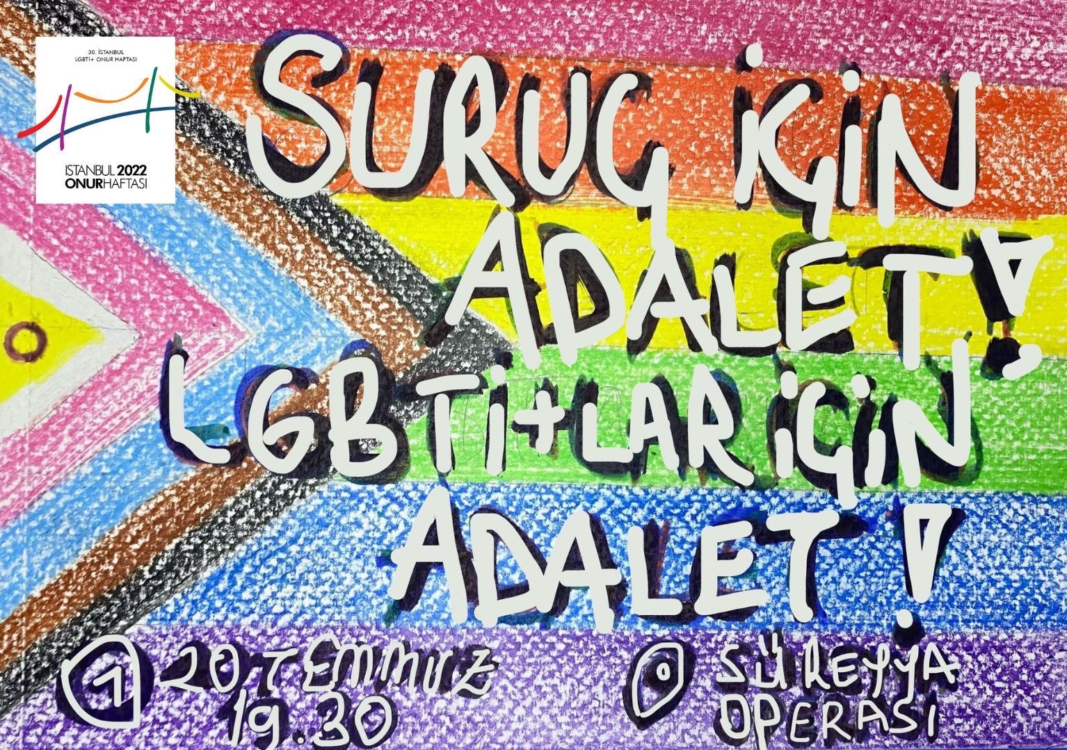 İstanbul LGBTİ+ Onur Haftası’ndan Suruç anması | Kaos GL - LGBTİ+ Haber Portalı Haber