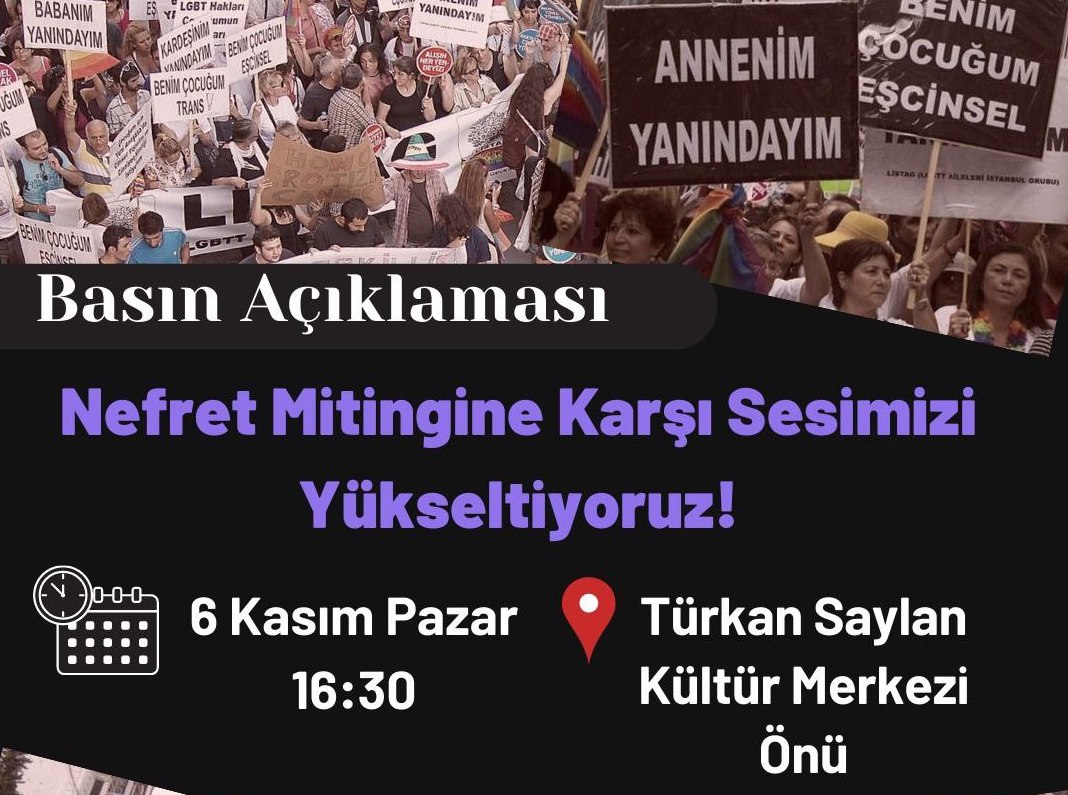 İzmir’de nefret mitingine karşı eylem çağrısı | Kaos GL - LGBTİ+ Haber Portalı Haber