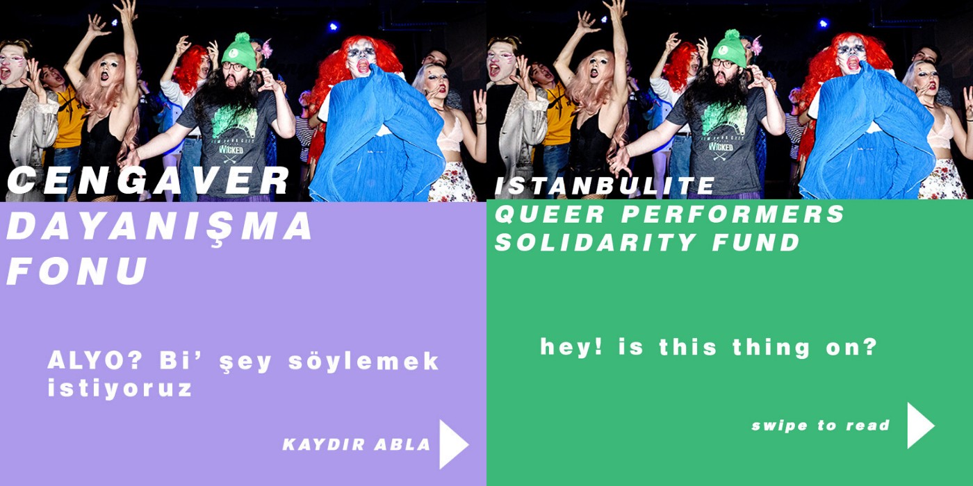 Kuir performans sanatçılarıyla dayanışma çağrısı: Cengaver Dayanışma Fonu Kaos GL - LGBTİ+ Haber Portalı
