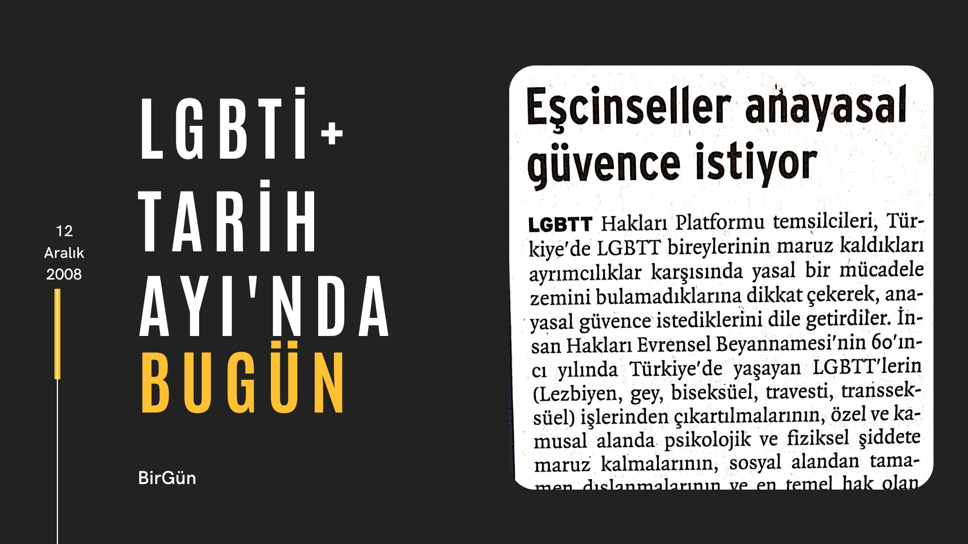LGBTİ+’ların Anayasa mücadelesinden bir an | Kaos GL - LGBTİ+ Haber Portalı Haber