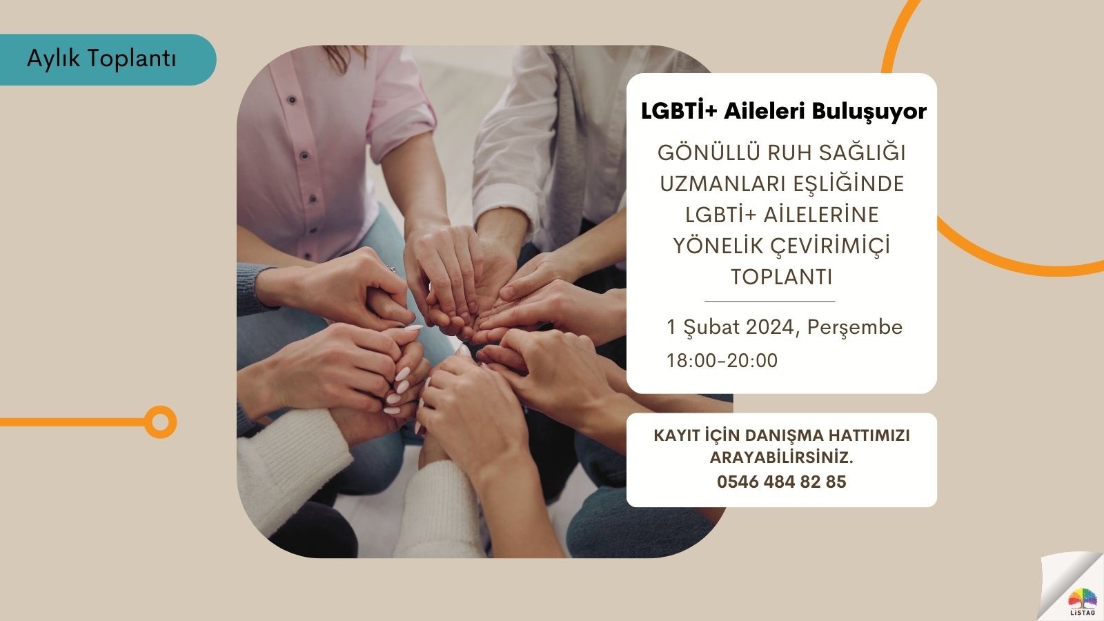 LİSTAG’ın aylık toplantısı 1 Şubat’ta | Kaos GL - LGBTİ+ Haber Portalı Haber