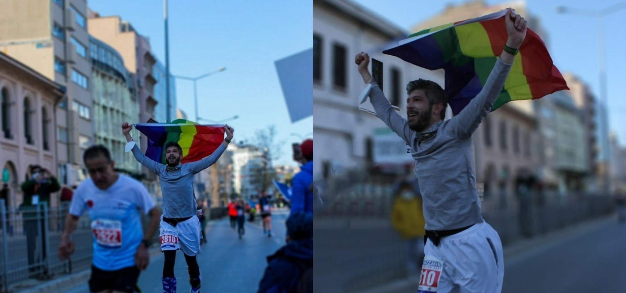 Maratonİzmir’de gökkuşağı bayrağı dalgalandı Kaos GL - LGBTİ+ Haber Portalı