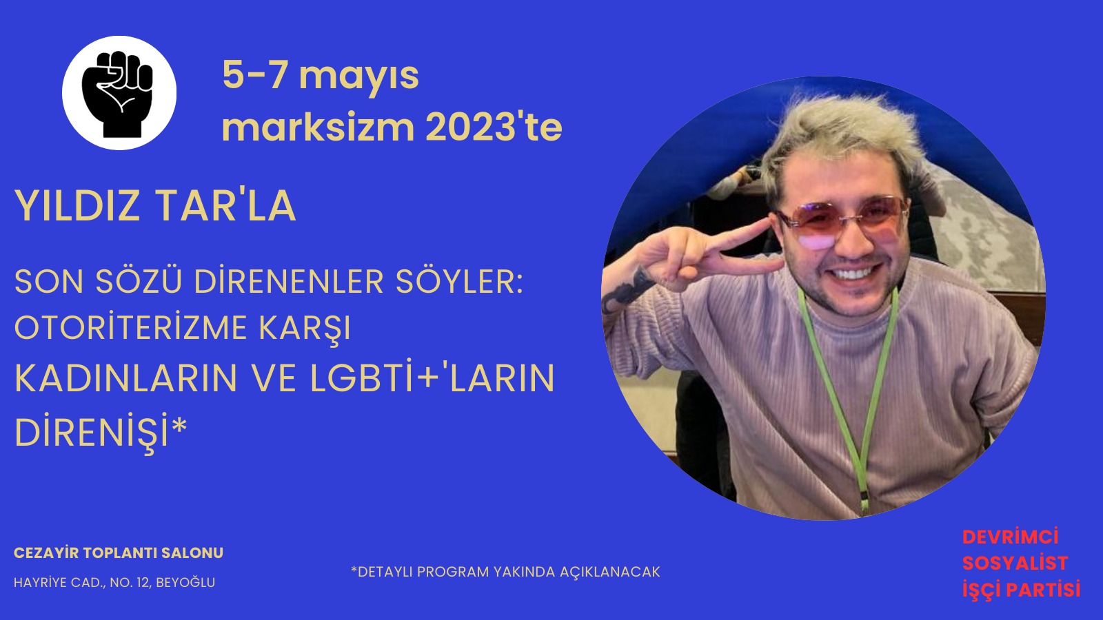 Marksizm toplantıları 5-7 Mayıs’ta İstanbul’da | Kaos GL - LGBTİ+ Haber Portalı Haber