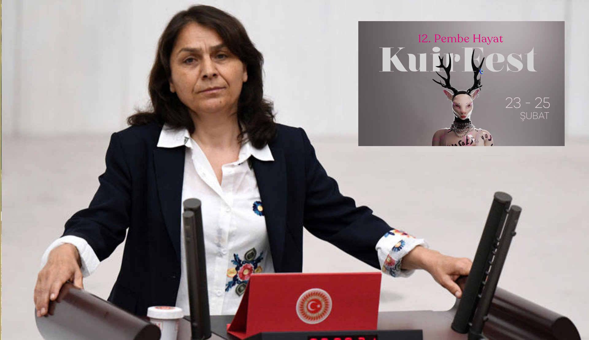 Özgül Saki: “What is the threat to public order associated with the Pink Life KuirFest?” Kaos GL - News Portal for LGBTI+