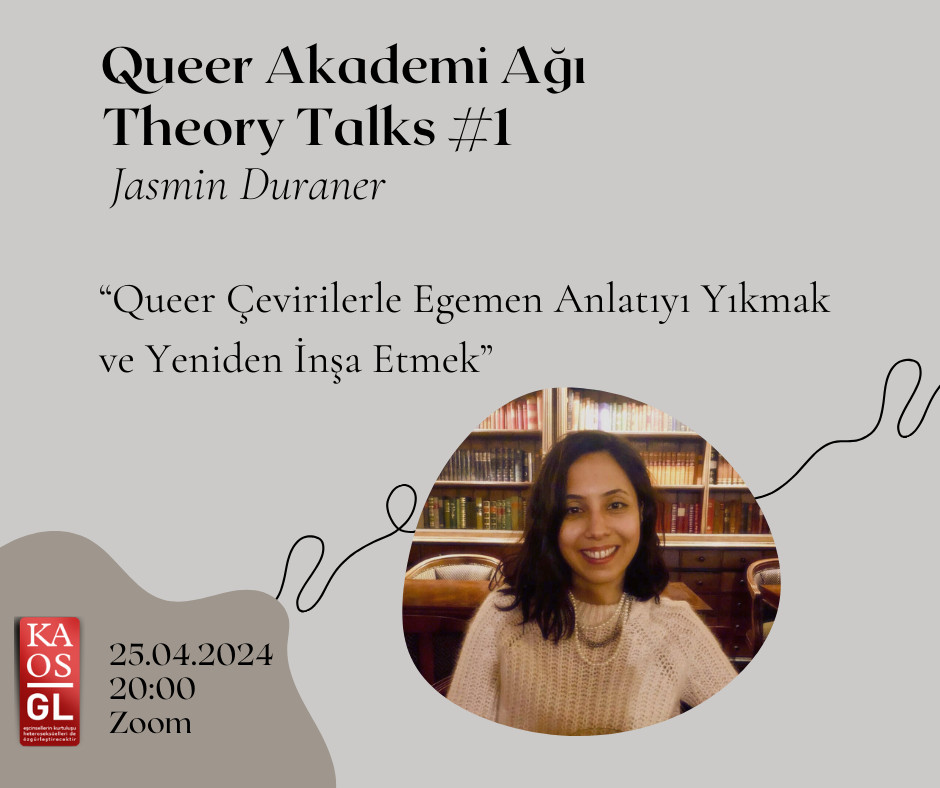 Queer Akademi Ağı’nın düzenlediği Kuramsal Sohbetler başlıyor! | Kaos GL - LGBTİ+ Haber Portalı Haber