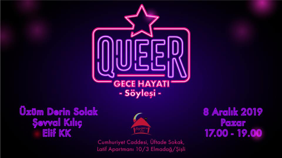 Queer gece hayatı Boysan’ın Evi’nde konuşulacak | Kaos GL - LGBTİ+ Haber Portalı Haber