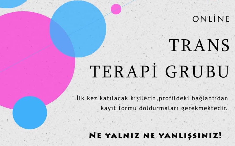 Trans Terapi Grubu’nun Eylül toplantısı yarın Kaos GL - LGBTİ+ Haber Portalı