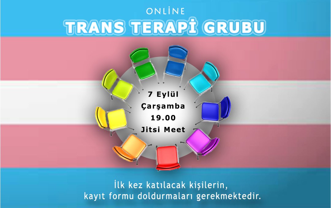 Trans Terapi Grubu toplantısı 7 Eylül’de Kaos GL - LGBTİ+ Haber Portalı