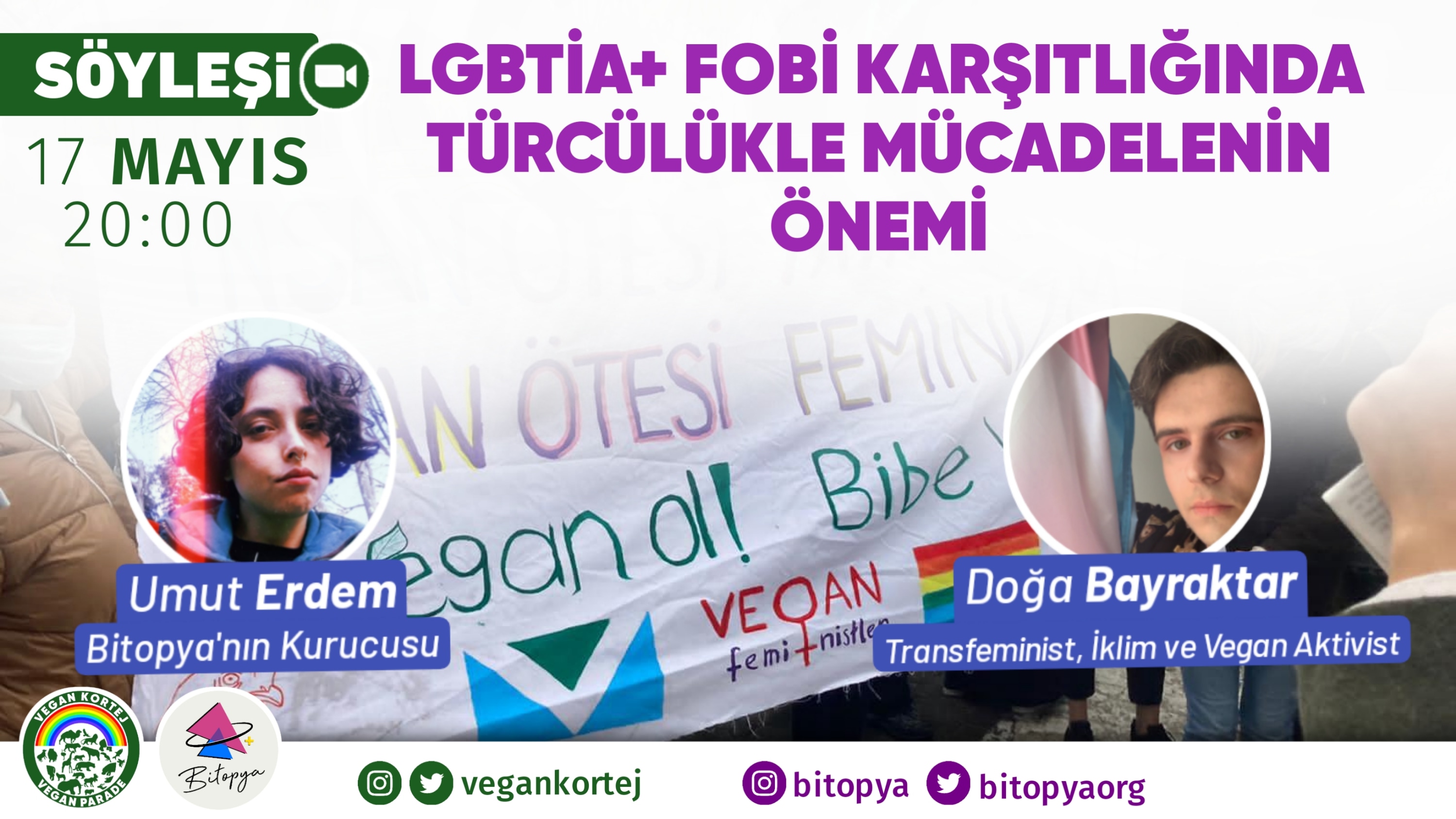 Vegan Kortej’den 17 Mayıs etkinliği Kaos GL - LGBTİ+ Haber Portalı