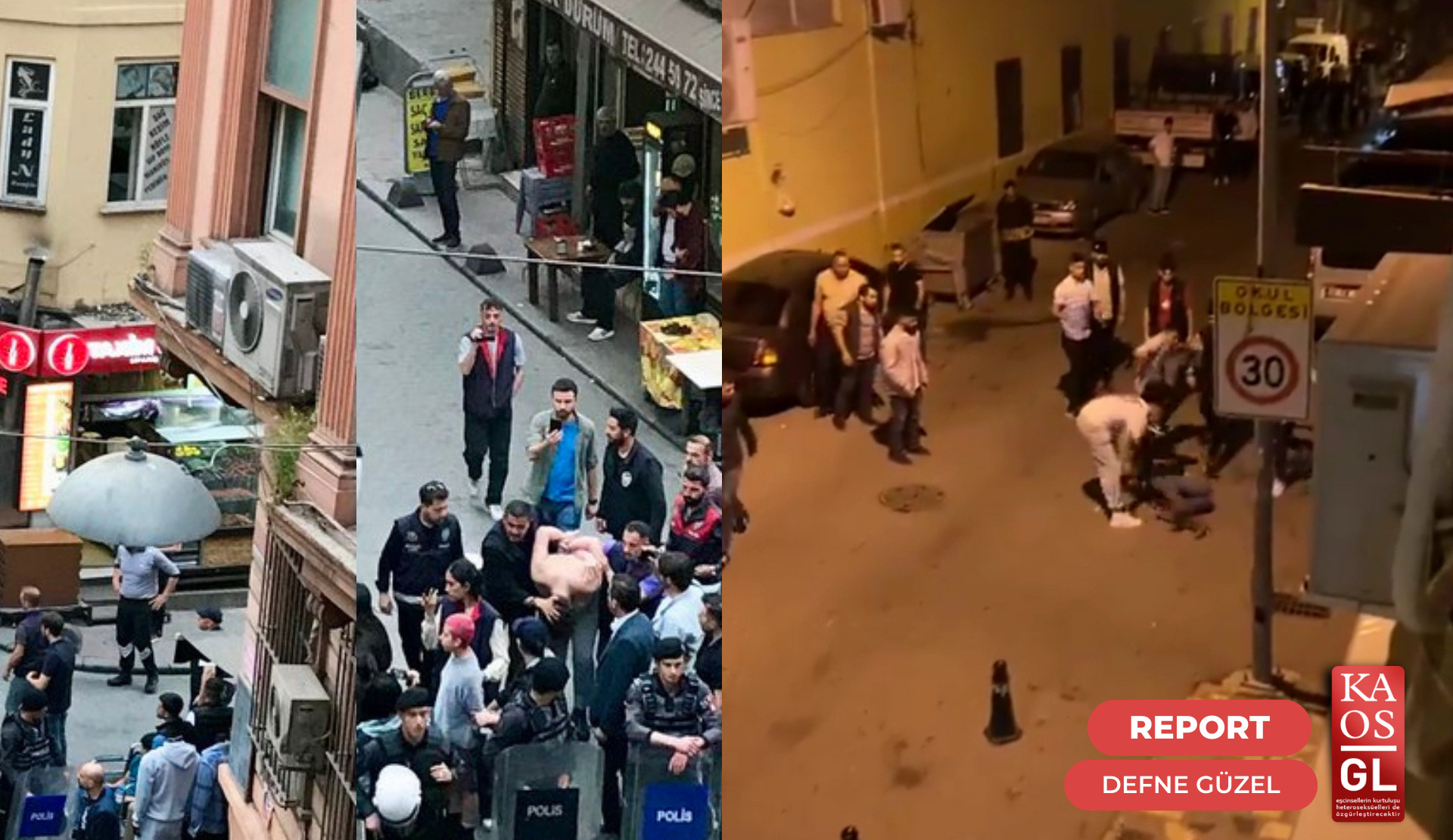 Violation of rights against LGBTI+s in April: Law enforcement and civilian attacks targeting LGBTI+ community on Bayram and Bornova streets Kaos GL - News Portal for LGBTI+