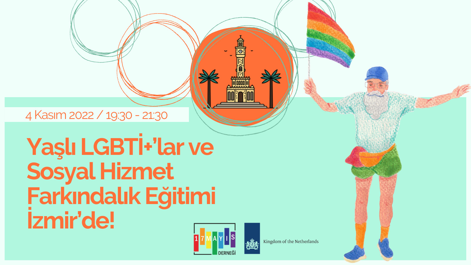 “Yaşlı LGBTİ+’lar ve Sosyal Hizmet Farkındalık Eğitimi” İzmir’de Kaos GL - LGBTİ+ Haber Portalı