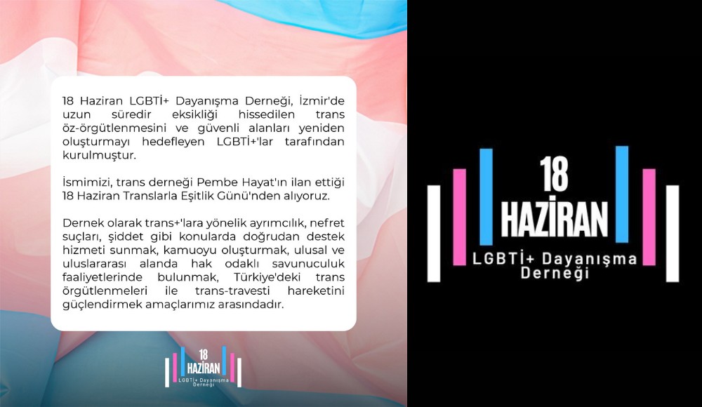 Yeni trans öz örgütlenmesi yola çıkıyor: 18 Haziran LGBTİ+ Dayanışma Derneği Kaos GL - LGBTİ+ Haber Portalı