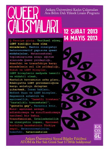 Queer Studies course starts | Kaos GL - News Portal for LGBTI+ News
