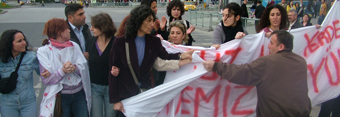 Ankaralı kadınlar Bacca için eylemde | Kaos GL - LGBTİ+ Haber Portalı Haber