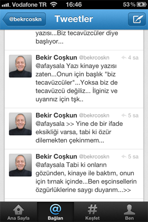 Coşkun’dan Homofobi Özeleştirisi Kaos GL - LGBTİ+ Haber Portalı