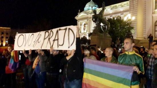 Belgrade made it: Hundreds LGBT in the streets like in the Stonewall time | Kaos GL - News Portal for LGBTI+ News