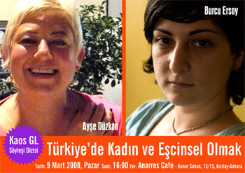 9 Mart’ta ‘Türkiye’de Kadın ve Eşcinsel Olmak’ | Kaos GL - LGBTİ+ Haber Portalı Haber