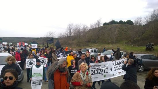 Kısırkaya’da hayvan barınağı protesto edildi Kaos GL - LGBTİ+ Haber Portalı