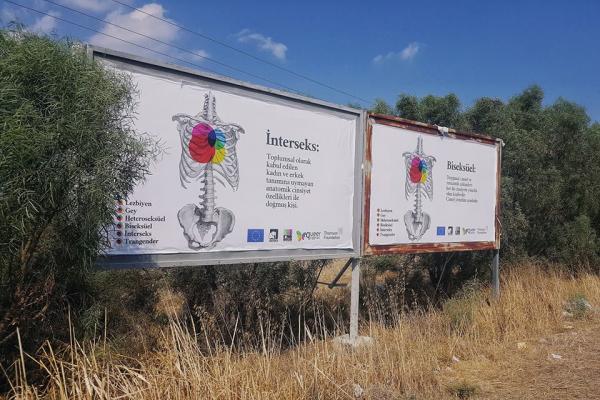 Kıbrıs’ta bir kez daha LGBTİ billboardları sokakta! | Kaos GL - LGBTİ+ Haber Portalı