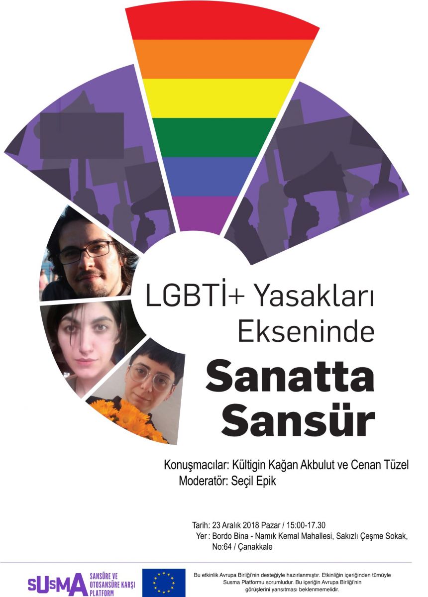 Sanatta sansür ve LGBTİ+ yasakları konuşulacak | Kaos GL - LGBTİ+ Haber Portalı Haber