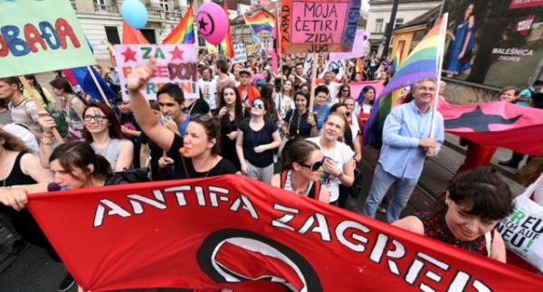 Zagreb’te homofobik saldırıya karşı eylem Kaos GL - LGBTİ+ Haber Portalı